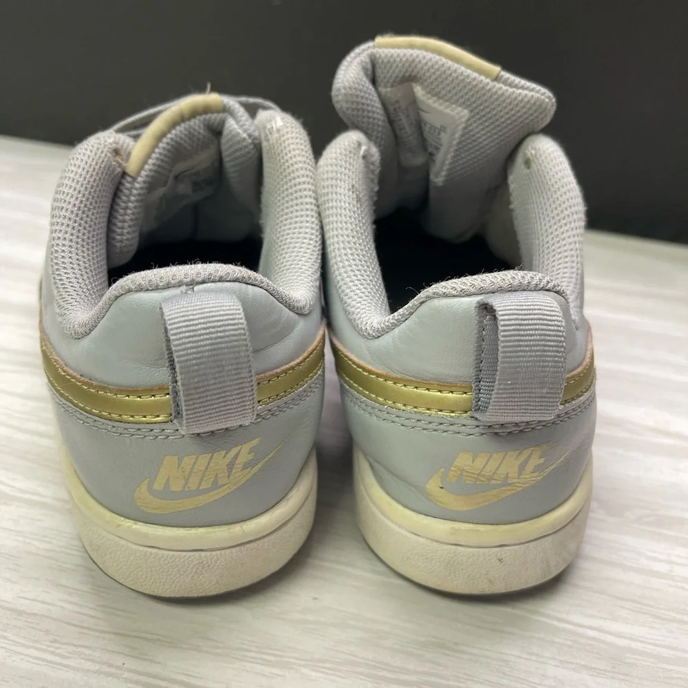 Nike Court Borough Low 2 Gray Sneakers Shoes BQ5448-013 Youth Kids 4Y 2021
